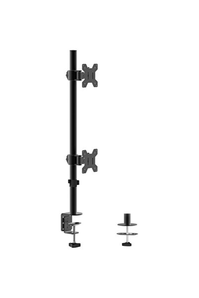 blackmount Suport Monitor UP02, 2 monitoare 10-27", cu menghina, max.8kg/monitor