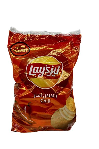 lay 's Spicy Flavor Potato Chips (21 Bags x 12g)