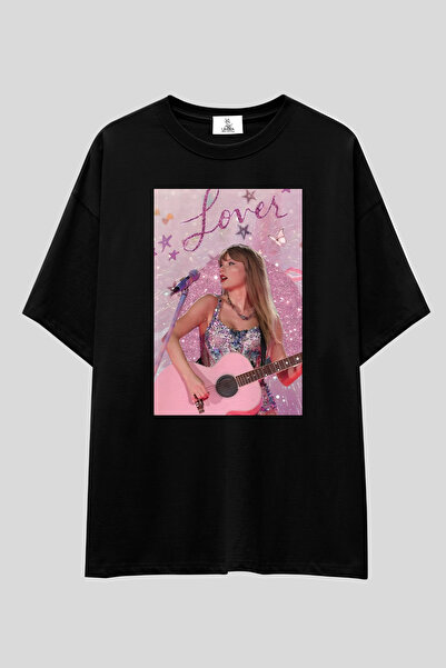 UmbraWear Taylor Swift T-Shirt |   Unisex 100% Cotton Black & White Printed C...