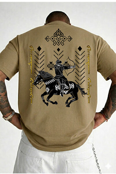 VEK Oversize T-Shirt Uyghur Letters Special Design