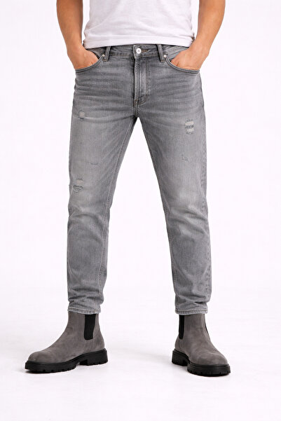 vulgariromania Men's Regular Fit Jeans Grey – Modern Casual Jeans - 56