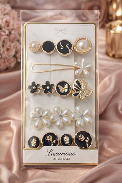 Accessories مجموعة مشابك هاي نوير بيرل بلوم