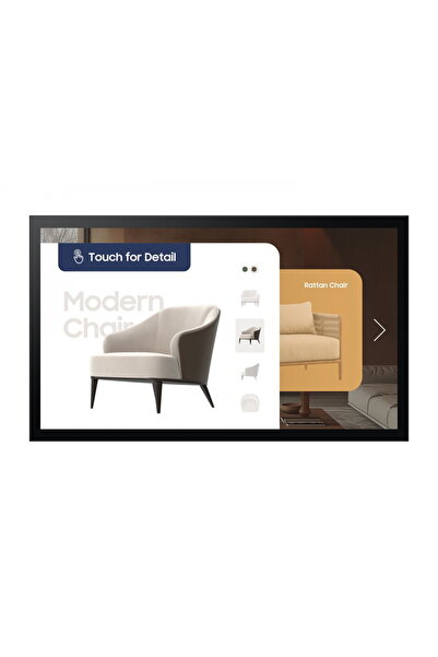 Samsung Monitor LCD QM32C-T, Ecran tactil, 32 inch, Full HD, 400 cd/m², 60 Hz...