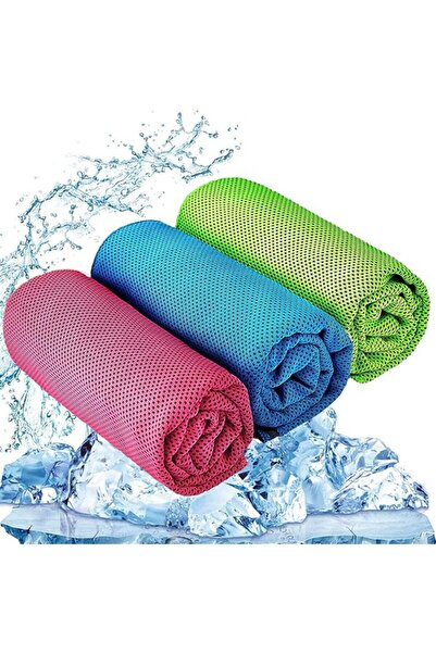 YQXCC YQXCC Cooling Towel, Pack of 3, 120 x 30 cm