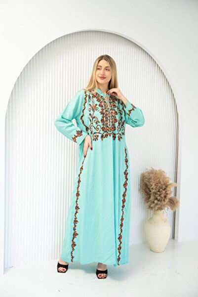 Graciana جلابية كتان Linen بتصميم كلاسيكي فاخر
