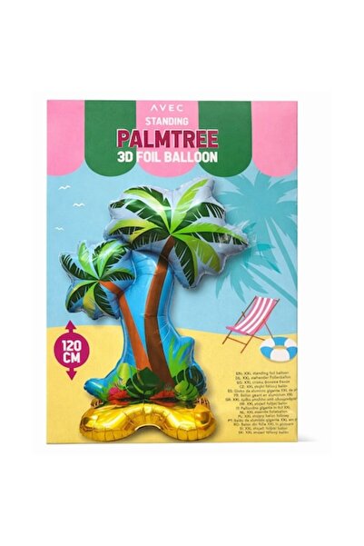 Avec Balon 3D în formă de palmier XXL 120 cm