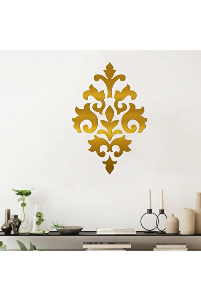 KHUBARA' AL-ALWAN منحوتة أكريليك - ديكور زخارف - AC-412026001 - ذهبي - 90x60