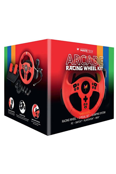 MaxxTech Kit volan de curse arcade Maxx Tech - Nintendo Switch 2