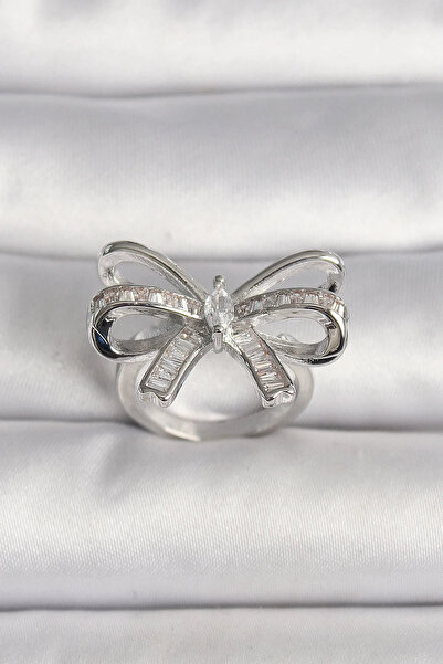 Marsilyan Nvdn- İetaks ™   Brass Silver Color Adjustable Zircon Stone Ribbon ...