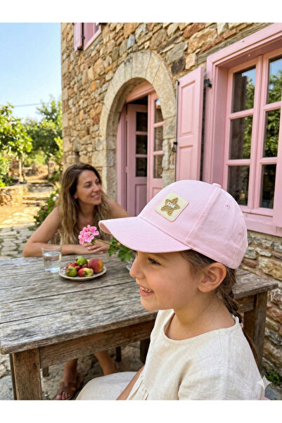 PIECE SIGNATURE 100% bumbac, pălărie cu accesorii pentru fete (5-8 ani) (Mări...