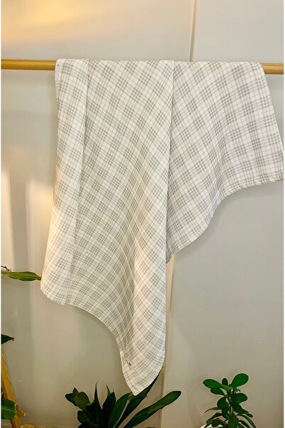 Parlova Plaid çok amaçlı müslin örtü, %100 pamuk, 75x90 cm