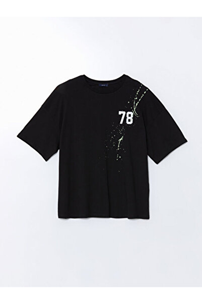 LC Waikiki RMZ GİYİM FARKIYA تي شيرت رجالي من القطن الممشط بأكمام قصيرة وياقة...