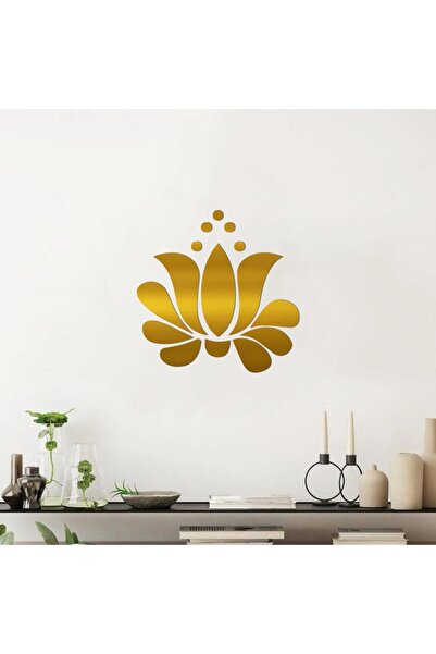 KHUBARA' AL-ALWAN "منحوتة أكريليك - AC-112026020 - ذهبي - 75x75