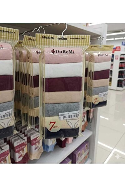Doremi Düz Daily Fit 7'li Rahat Kalıp Külot