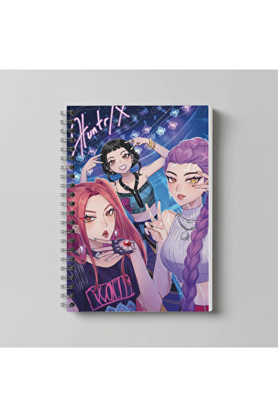 nihonwosekai K POP DEMON HUNTERS Anime A4 Format 60 de coli Fără margini Impr...