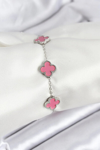 Marsilyan إن في دي إن- إيتاكس ™   سلسلة فضية من الفولاذ 316l باللون الوردي سو...