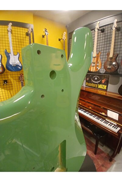 PUANDORG Stratocaster YEŞİL Elektro Gitar Gövdesi HSH/HSS (Montaj delikleri hazır)