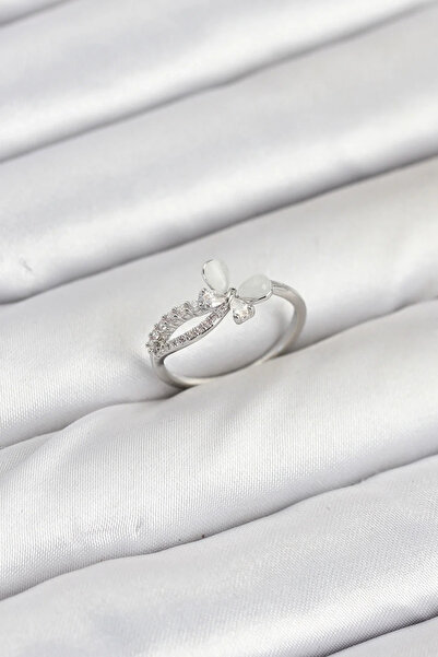 Marsilyan Nvdn- İetaks ™   Brass Silver Color Butterfly Zircon Stone Women's ...
