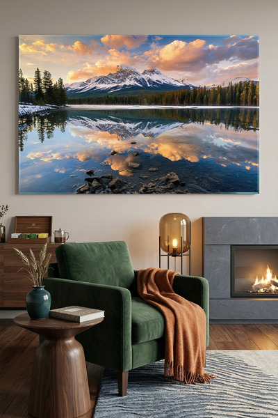 Ahsen resim çerçeve Tablou din sticlă rezistentă la spargere 5mm (grosime) - ...