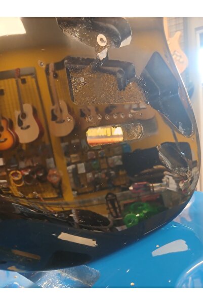 PUANDORG Stratocaster Siyah Elektro Gitar Gövdesi HSS (Montaj delikleri hazır)