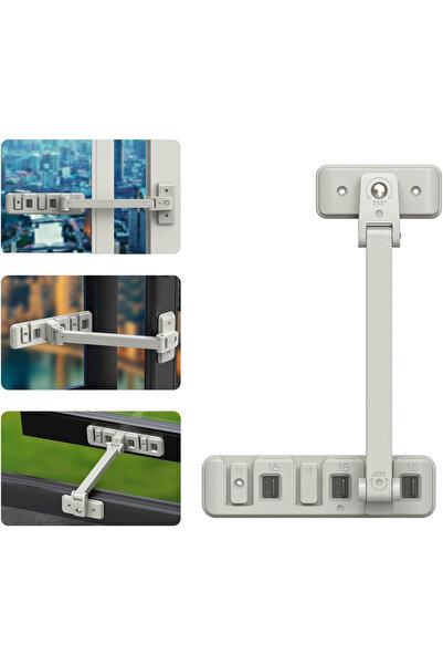 nelerbulurum Κλειδωτό στοπ συρόμενης πόρτας και παραθύρου, Σταθεροποιητής συρ...