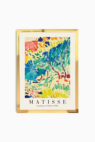 Raven Art Studio Ερρίκος Ματίς - Τοπίο στο Κολιούρ, 1905 + Κορνίζα