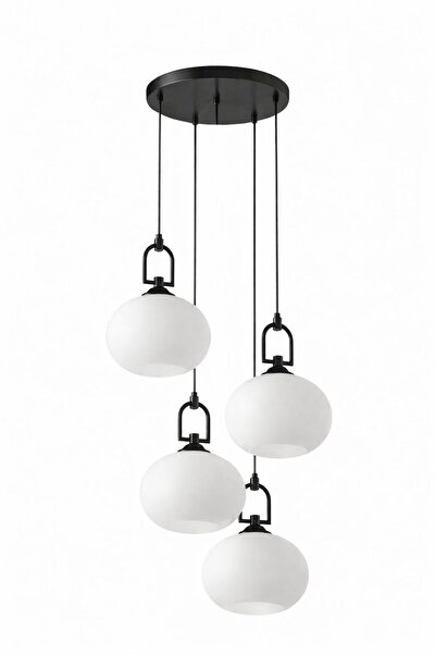 ecodesignline ORELİA Sarkıt Avize – Modern Opal Cam Küre, Şık Minimal Tavan A...