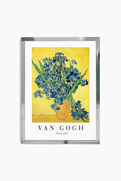 Raven Art Studio Vincent Van Gogh - Irises, 1890 (2) Painting + Frame