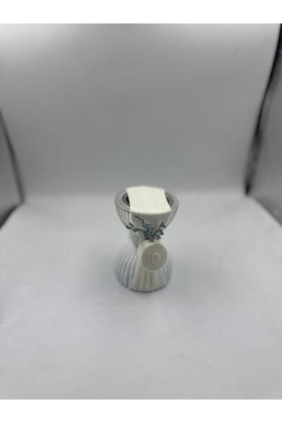 GIFT New Crystal Incense Burners Silver Beige Distribution Pack (12 Pieces)