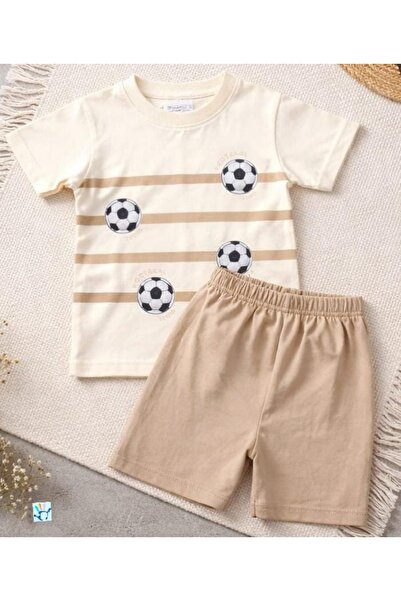 Ay-Giyim بدلة قطن ممشط للأولاد