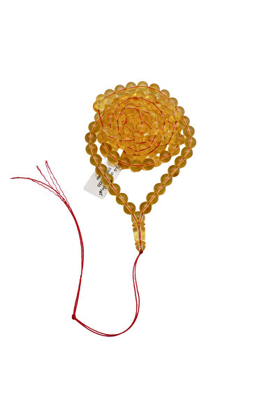 Generic Transparent Baltic Amber Rosary 99 Beads 16g 6.5 7mm Prayer Beads