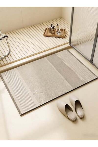 Generic Bath Mat Super Absorbent Diatom Mud Bathroom Mat Non-Slip Quick Dry T...
