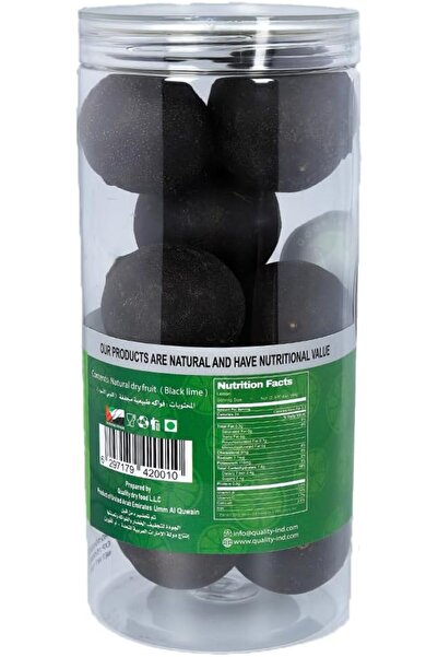 QUALITY FACTORY DRYING FOODSTUFF Quality GOURMET Black Limes - Dried Lime - 100% Natural - Dried Food - (100 Gram)