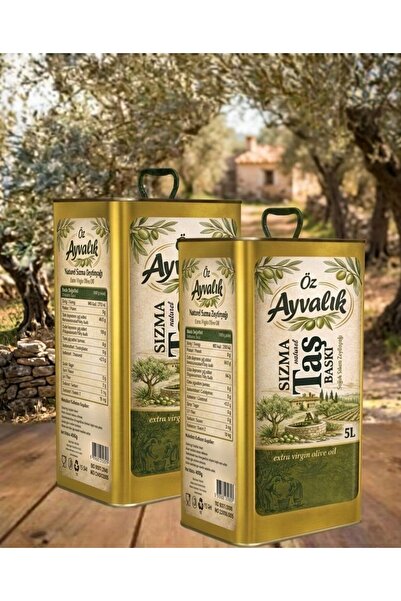 Öz Ayvalık Natürel Soğuk Sıkım Sızma 2*5L 2AD Zeytinyağı