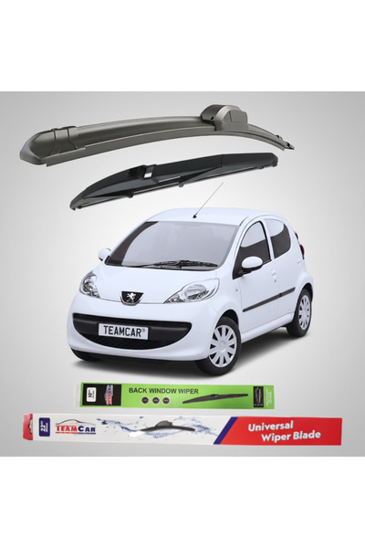 TEAMCAR ® Wipers Peugeot 107 5-door (2005–2009) | Complete Set