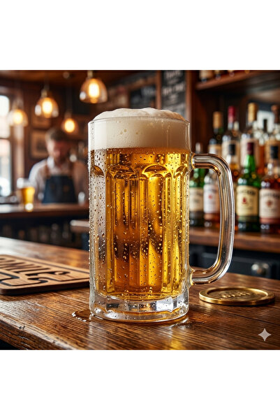 Mayden Concept 560 ml Kulplu Kırılmaz Sert Plastik Bira Bardağı - Polikarbon ...