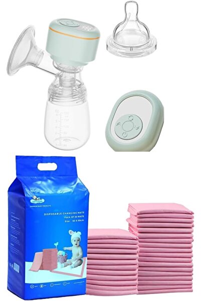 Cute n Cuddle Electric Breast Pump & Disposable Changing diaper Mats - Pink