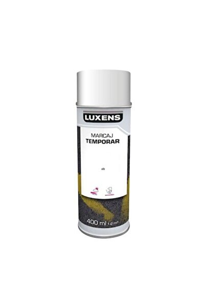 Luxens Vopsea spray pentru marcare temporară, Alb, Mat, 400 ml
