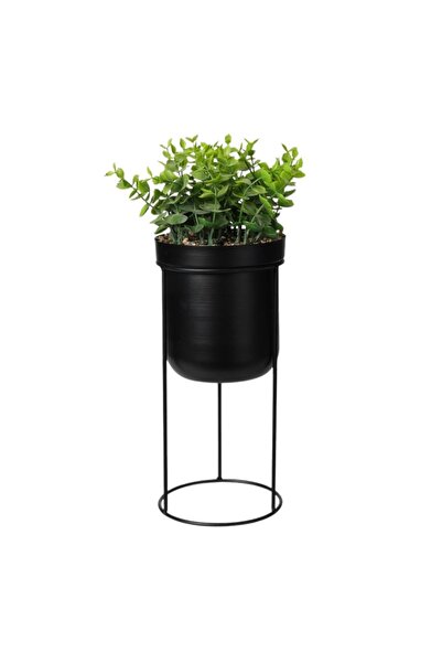 Koopman Plantă artificială de eucalipt de 38 cm, în ghiveci cu suport metalic...