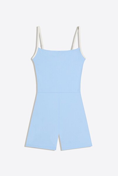 Bershka Kontrast askılı kısa tulum