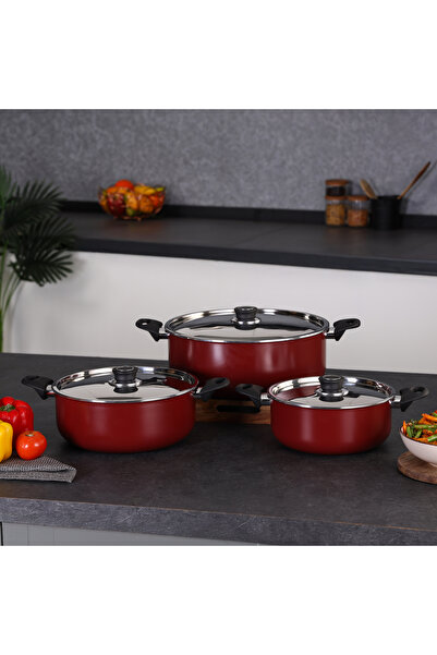 ROYALFORD 6pcs Nonstick Casserole Set with Lids RF12666 Strong Aluminum Body ...