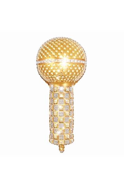Adana Pasta Malzemeleri Microphone Foil Balloon 1088 74X63 cm
