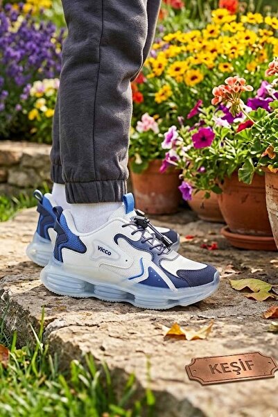 Vicco Boys' Sports Shoes - Transparent Balloon Sole, Laceless with Stopper - ...