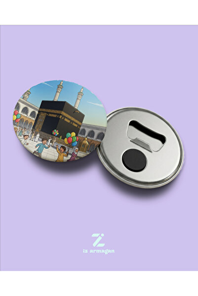 İz Armağan Kabe Temalı Magnetli Açacak – 3’lü Set 58x58mm