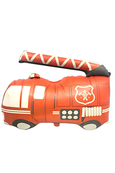 Adana Pasta Malzemeleri Retro Fire Department Foil Balloon 8606 67 cm