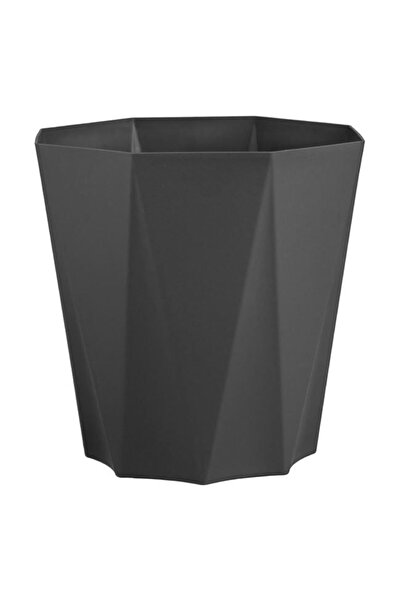 OEM Ghiveci de flori din plastic antracit octogonal 30 x 30 x 29 cm