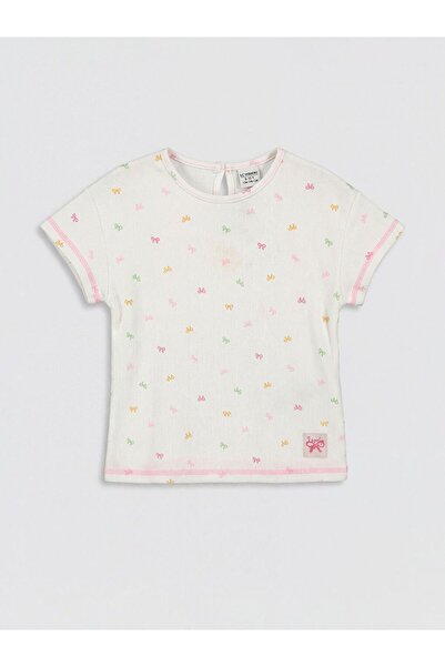 LC Waikiki Lcw Kids Crew Neck Printed Girls' T-Shirt
