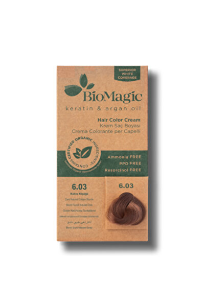 BIOMAGIC Vopsea de păr, 6.03 Blond Auriu, 150 ml