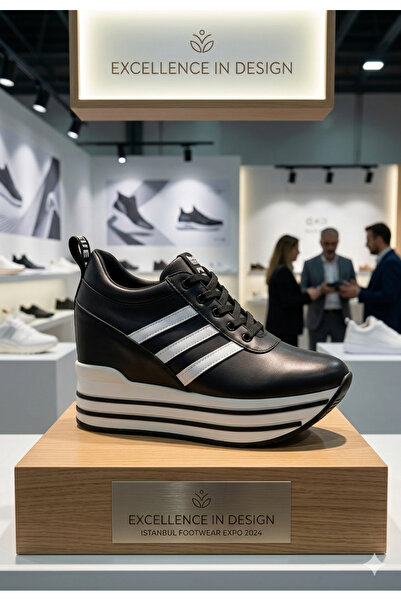 Deniz Terlik أحذية مشي نسائية أنيقة يومية ذات نعل سميك