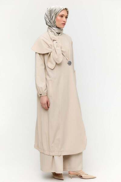 Setrms Mono Kapamalı Oversize Pardesü